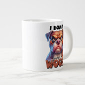Sarcasme gigantische koffie mok (Voorkant rechts)