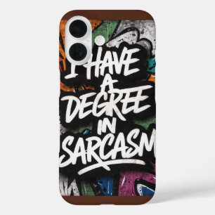 Sarcasme grappig citaat iPhone 16 hoesje