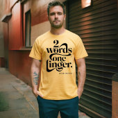 Sarcasme Grappige Argumenten Fancy Lettertype T-shirt