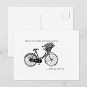 Sarcasme, grappige print ansichtkaart briefkaart (Voorkant / Achterkant)