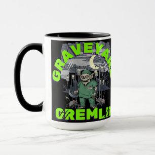 Sarcasme Graveyard Gremlin - Neon Zombie Medical Mok
