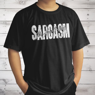 Sarcasme Het is hoe ik knuffel - Grappig sarcastis T-shirt