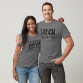 Sarcasme Het is hoe ik knuffel - Grappig T-shirt (Unisex)