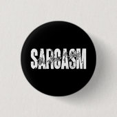 Sarcasme Het is hoe ik knuffel - Grappige Sarcasti Ronde Button 3,2 Cm (Voorkant)