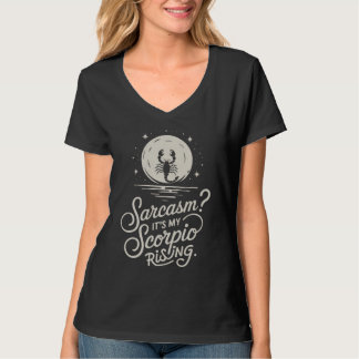 Sarcasme? Het is mijn Schorpioen die grappig citaa T-shirt