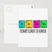 sarcasme hoofdbestanddelen van de Humor wetenschap Briefkaart (Voorkant / Achterkant)