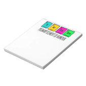 Sarcasme hoofdbestanddelen van Humor Science Latte Notitieblok (Linkerzijde)