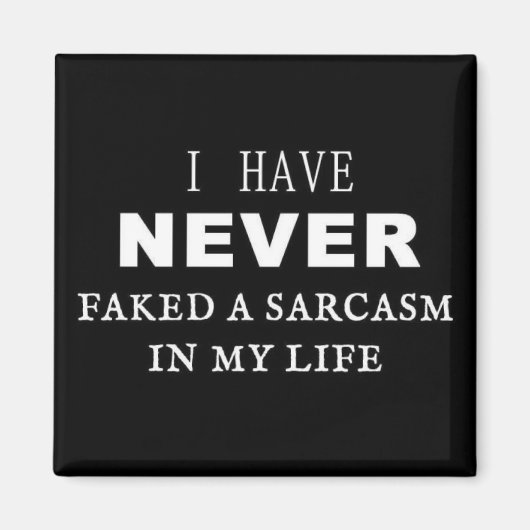 Sarcasme Humor koelkastmagneet Magneet (Voorkant)