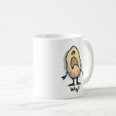 Sarcasme Humor Waarom? Kunstwerk - Trendy Design Koffiemok (Voorkant rechts)