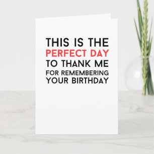 Sarcasme humoristische grappige grap Vouwbare wens Kaart