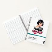 Sarcasme, ik praat erover. notitieboek (Binnen)