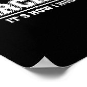 Sarcasme is hoe ik knuffel Funny sarcastische quot Poster (Hoek)