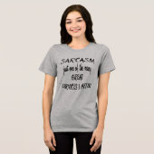 Sarcasme is slechts één van de vele diensten die i Tri-Blend shirt (Voorkant volledig)