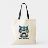 Sarcasme Kat Moeder Cadeau Introvert Antisociale K Tote Bag (Achterkant)