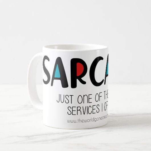 Sarcasme Koffiemok (Voorkant links)