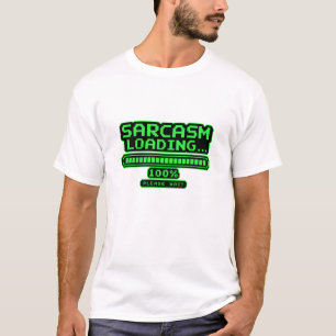 Sarcasme laden 100% Even wachten Funny Gaming T-shirt