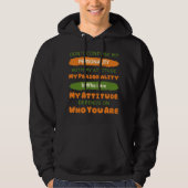 Sarcasme Lover Grappig Verwar mijn persoonlijkheid Hoodie (Voorkant)