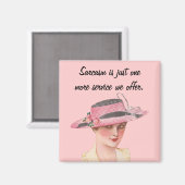  sarcasme magneet (Voorkant / Achterkant)