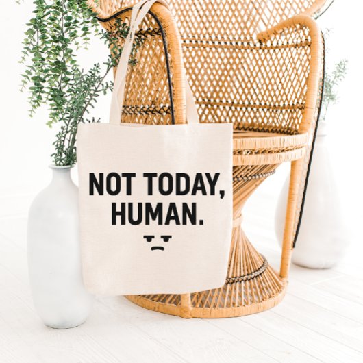 Sarcasme Minimalistisch Citaat Boodschappentas Ont Tote Bag