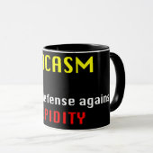 Sarcasme, Natuur's verdediging tegen domheid Mok (Voorkant rechts)