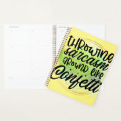 sarcasme omdraaien als confetti planner (Display)