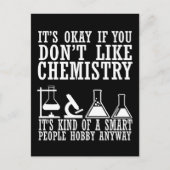 Sarcasme scheikunde grappige scheikundige citaten briefkaart (Voorkant)