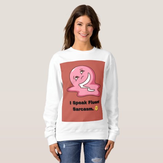 Sarcasme Spel Sterk 💣 | Witty Mood Sweatshirt (Voorkant volledig)