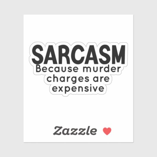 Sarcasme Sticker, Grappige Stickers, sarcastische  Sticker (Vel)