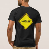 Sarcasme teken t-shirt (Achterkant)