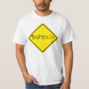 Sarcasme teken t-shirt