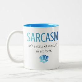 Sarcasme Tweekleurige Koffiemok