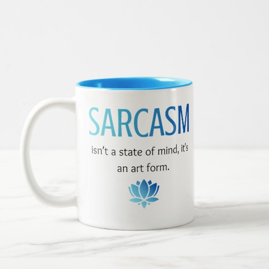 Sarcasme Tweekleurige Koffiemok (Links)