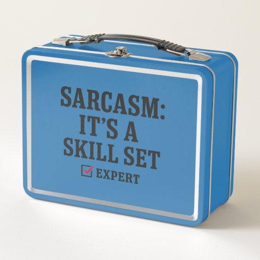 Sarcasme Vaardigheden Set Expert Typografie (Voorkant)
