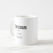 Sarcasme voor de Sarcastische Mok (Voorkant links)