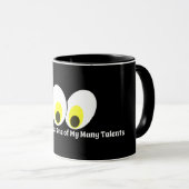 Sarcasme & wenkbrauwen – de ultieme combinatie mok (Voorkant rechts)