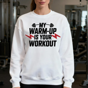 Sarcasmo T-shirt voor gewichtheffen in de sportsch