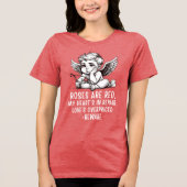 Sarcastic Anti-Valentine Cupid T-Shirt (Voorkant)