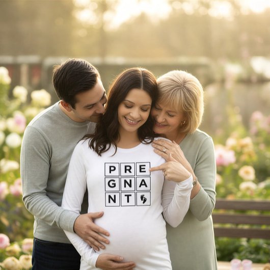 Sarcastic "Ask Me About My Due Date" Funny Tri-Blend Shirt
