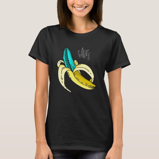 Sarcastic Banana Outfit Illustration Graphic Desig T-shirt (Voorkant)