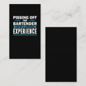 Sarcastic Bartender Alcohol Mixer Barkeeper Jokes Visitekaartje (Voorkant / Achterkant)