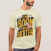 Sarcastic Bibliophile Bold T-shirt (Voorkant)