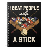 Sarcastic Billiard 8 Ball Humor Pool Notitieboek (Voorkant)