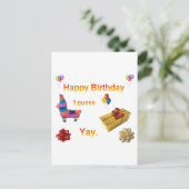 Sarcastic Birthday Greeting Briefkaart (Staand voorkant)