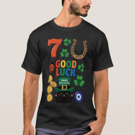 Sarcastic black cat and Lucky charms T-shirt