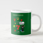 Sarcastic black cat &Lucky charms Grote Koffiekop (Rechts)