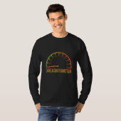 Sarcastic Car  Giveashitometer Car Enthusiast T-shirt (Voorkant volledig)