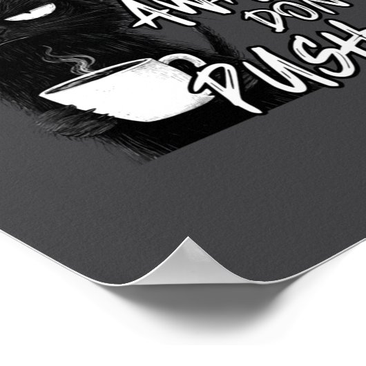 Sarcastic Cat Funny Cat I'm Here I'm Awake Don't P Poster (Hoek)