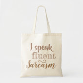 Sarcastic Charm Tote Bag (Voorkant)