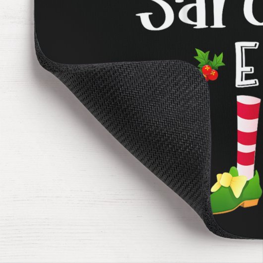 Sarcastic Christmas Elf Matching Pajama X-mas Part Muismat (Hoek)