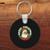 Sarcastic Christmas Merry Xmas Forer Funny Santa H Sleutelhanger (Voorkant)